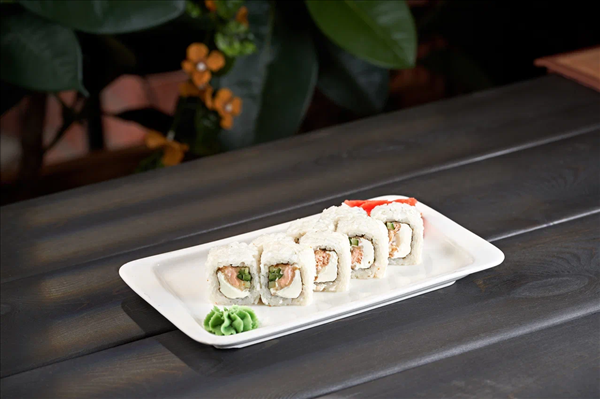 Ролл с жаренным лососем 00233 - фото 35