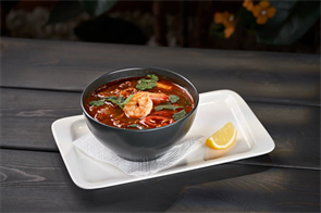 Острый суп с морепродуктами 00403