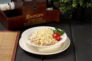 Паста с курицей и грибами 00190