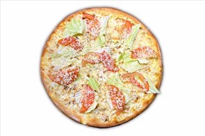 Пицца Цезарь с креветками  00169